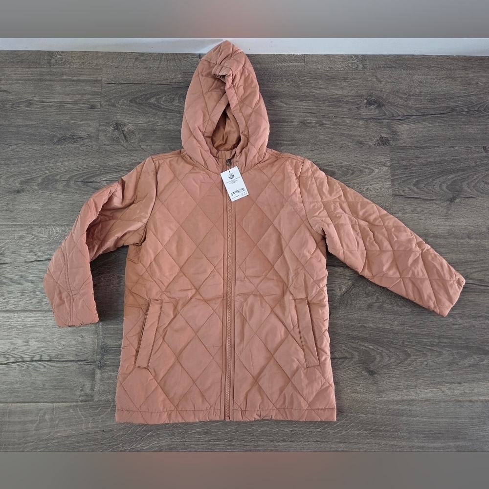 Amazon Essentials Kids Unisex Long Quilted Jacket - Size S 6/7 NWT